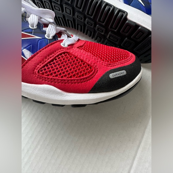 Reebok Red and Blue Graphic Sneakers - Picture 4 of 10